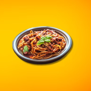 Meat Sauce & Donair Meat Spaghetti