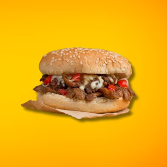 Beef Cheeseburger with Donair Meat