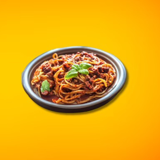 Meat Sauce & Donair Meat Spaghetti