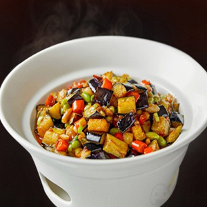Flavoured Diced Eggplant