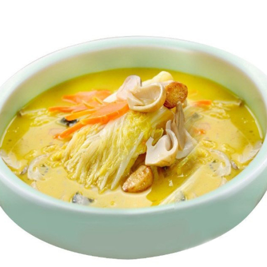Baby Cabbage with Soup