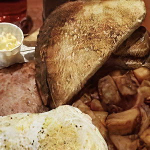 Ham & Eggs Breakfast Plate