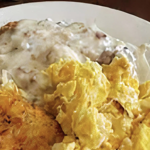Chorizo and Eggs Breakfast Plate