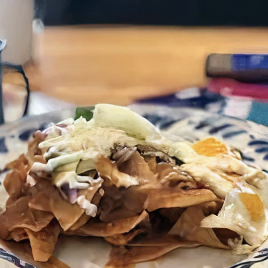 Chilaquiles Breakfast Plate