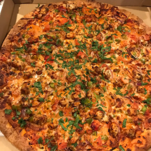 Butter Chicken Pizza