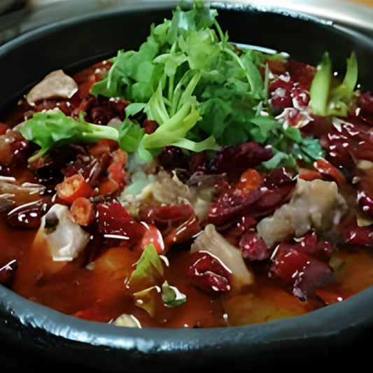 Spicy Beef Hot Pot (매운 소고기 전골)