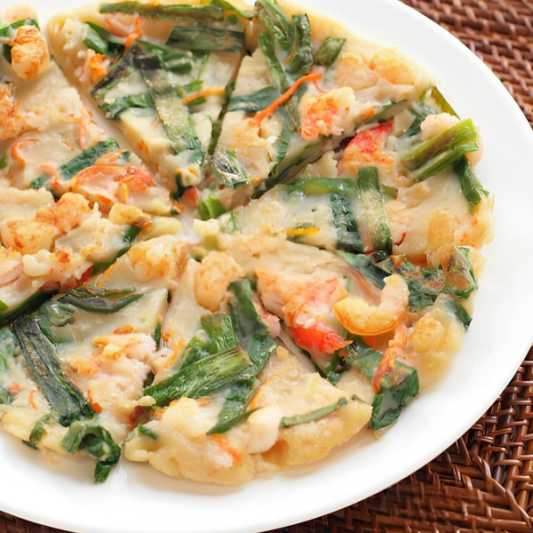 Korean Seafood Pancake (해산물 팬)
