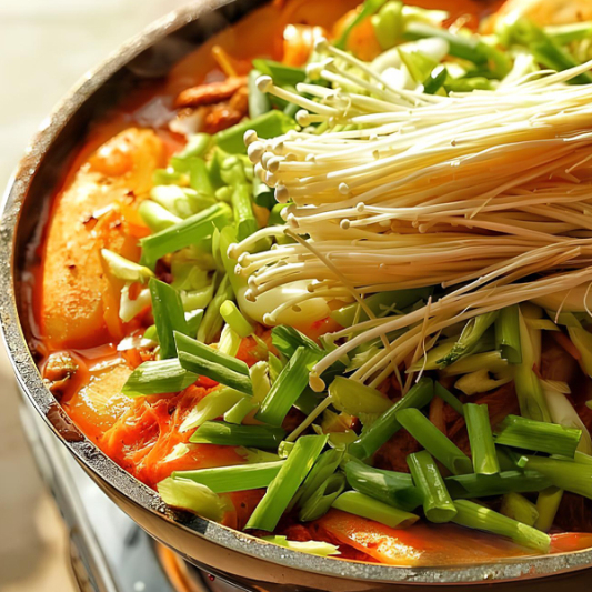 Spicy Pork Bone Hot Pot (감자탕 전골)