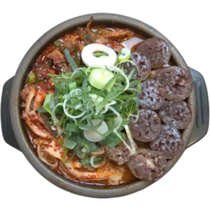 2. Spicy Soondae Soup 매운순대국 