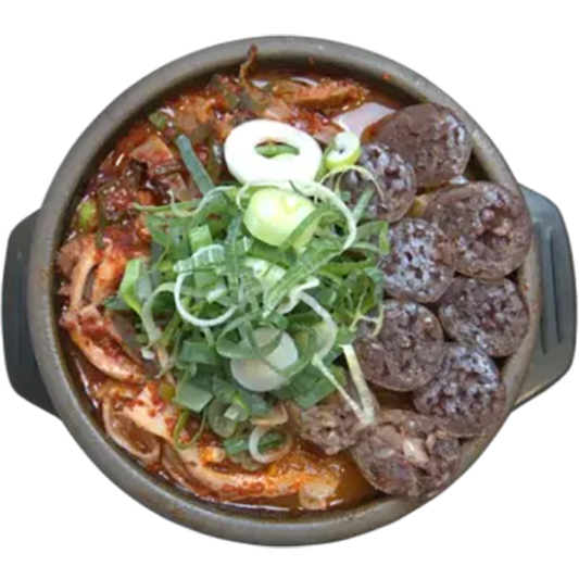 2. Spicy Soondae Soup 매운순대국 