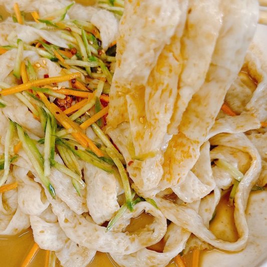Cold Noodles with Sesame Sauce / 牛筋面 (全素)