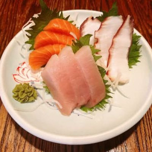 Three Kinds Sashimi (3 pcs each)