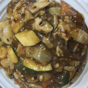 E3. Szechuan Chicken with Vegetables 四川鸡丁