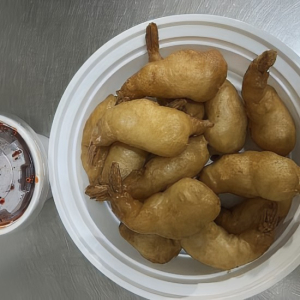 I8. Deep Fried Prawns with Sweet & Sour Sauce 甜酸炸虾