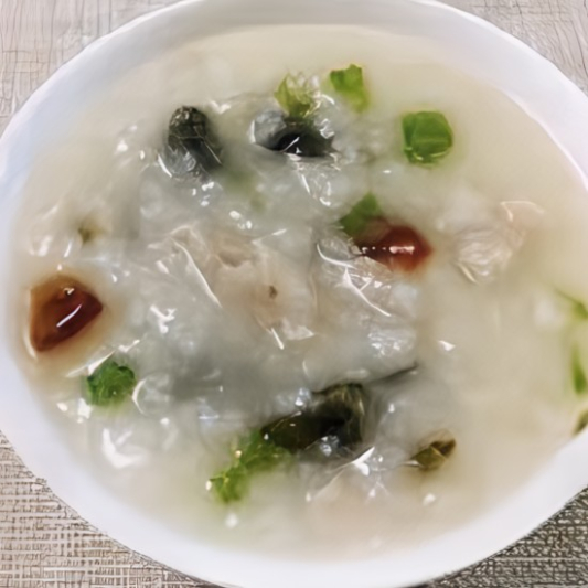 K2. Preserved Egg & Salted Pork Congee 皮蛋瘦肉粥