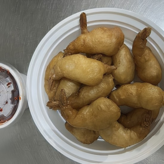 I8. Deep Fried Prawns with Sweet & Sour Sauce 甜酸炸虾