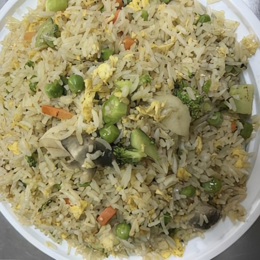 B2. Mixed Vegetable Fried Rice 什菜炒飯