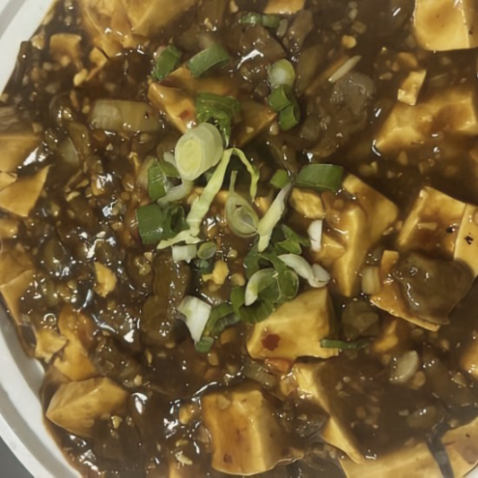 B16. Grandmothers Bean Curd on Rice 麻婆豆腐饭
