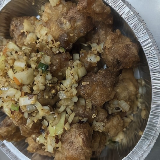 H1. Hot Spicy Garlic Spareribs (Bone In) 椒盐蒜子骨