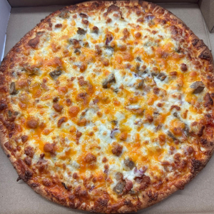 Bacon Cheeseburger Pizza