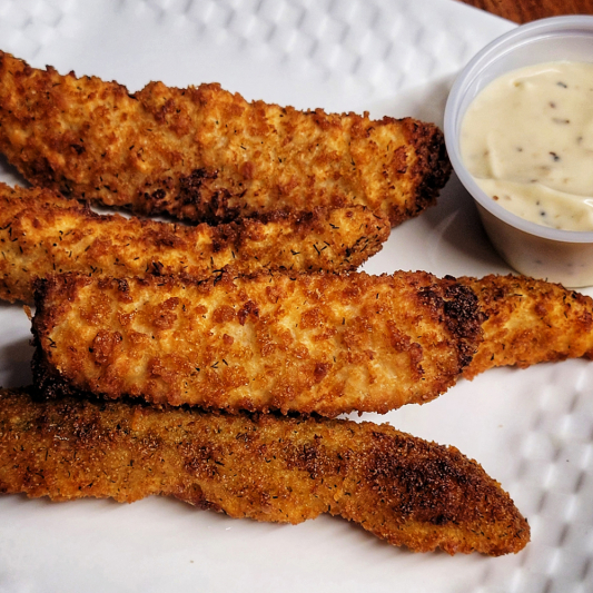 Deep-Fried Dill Pickle Spears + 1 Dip  
