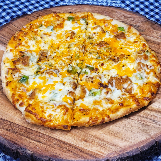 Buffalo Chicken Ranch Pizza