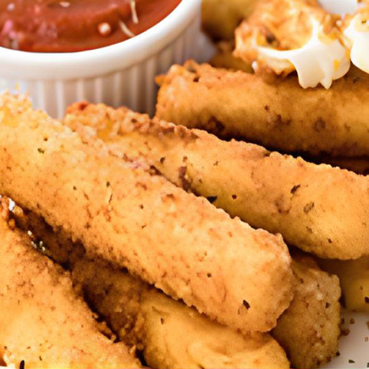 Mozzarella Sticks + 1 Dip