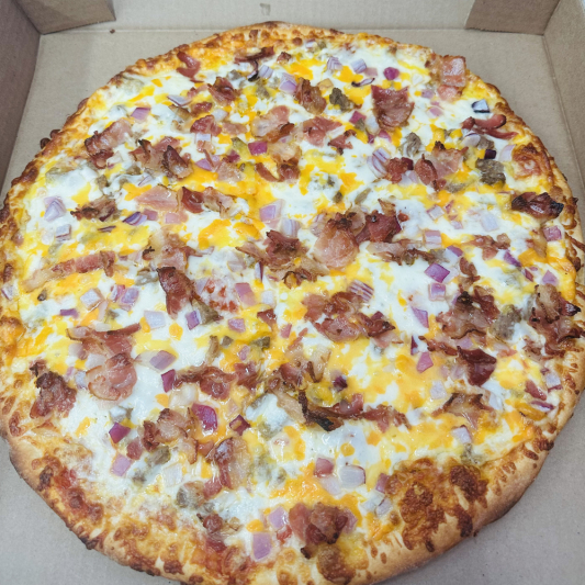 Bacon Cheeseburger Pizza