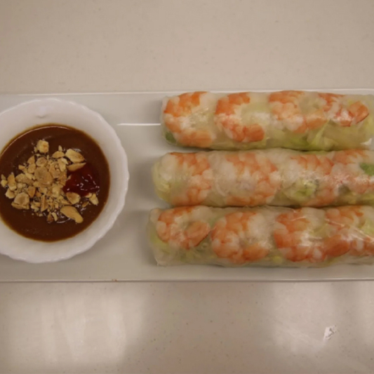 3. Shrimp Salad Rolls