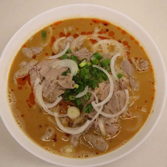 28B. Beef Sate Peanut Soup