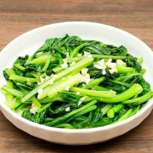 75. Fried Choy Sum in Garlic Sauce 蒜蓉炒菜心