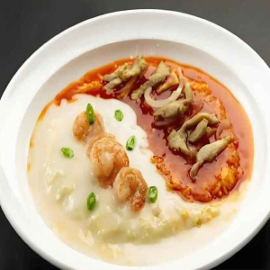 Fried Rice with Shrimp Chicken in Tomato & Cream Sauce 鴛鴦炒飯