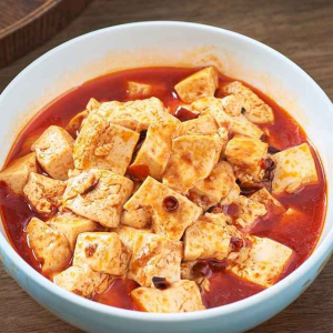 Braised Tofu in Oyster Sauce 紅燒豆𦢈