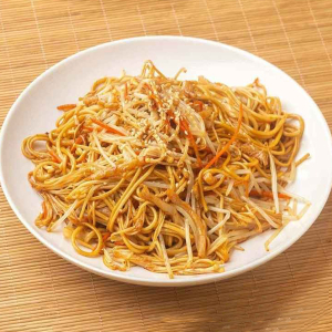 Fried Crispy Noodles in Cantonese Style 廣東炒麵