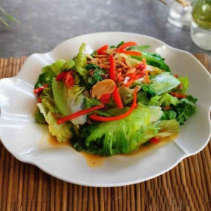 70. Braised Chinese Lettuce with Pickled Bean Curd
