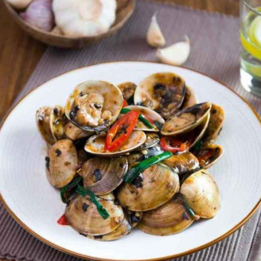 72. Fried Clam with Chili Black Bean Sauce 豉汁炒蜆