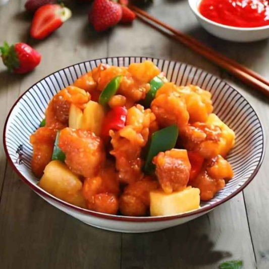 Sweet & Sour Pork with Pineapple 金牌菠蘿咕嚕肉