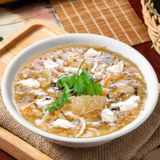 Fish's Maw with Fresh Crab Meat Soup 蟹肉魚肚羹