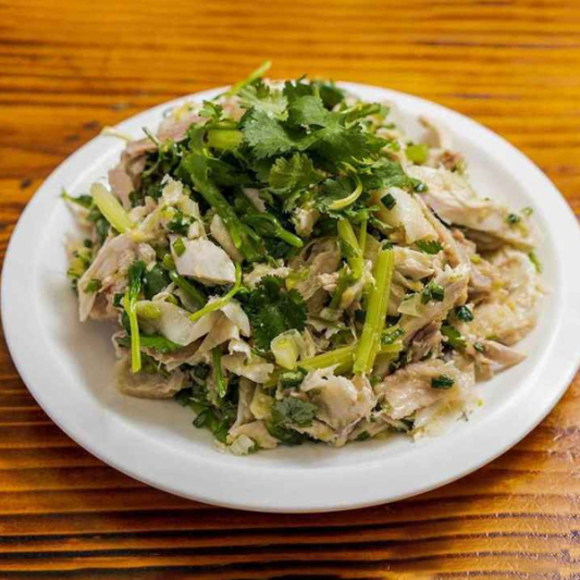 Hand Shredded Chicken with Jelly Fish & Wasabi 山葵海蜇手撅雞
