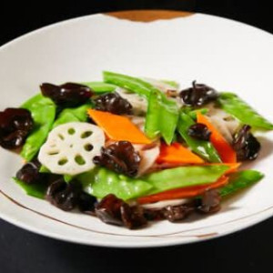 Stir-Fried Assorted Seasonal Vegetables 荷塘小炒