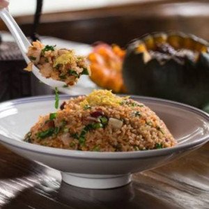 Fried Rice with BBQ Pork and Soy Sauce 烤肉醬油炒飯
