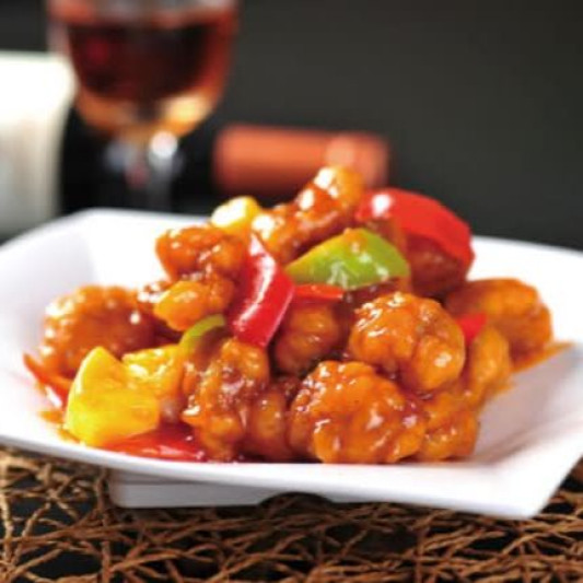Sweet and Sour Pork with Pineapple 菠蘿咕咾肉