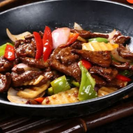 Stir-Fried Pig Liver with Green Chili 虎皮尖椒豬肝