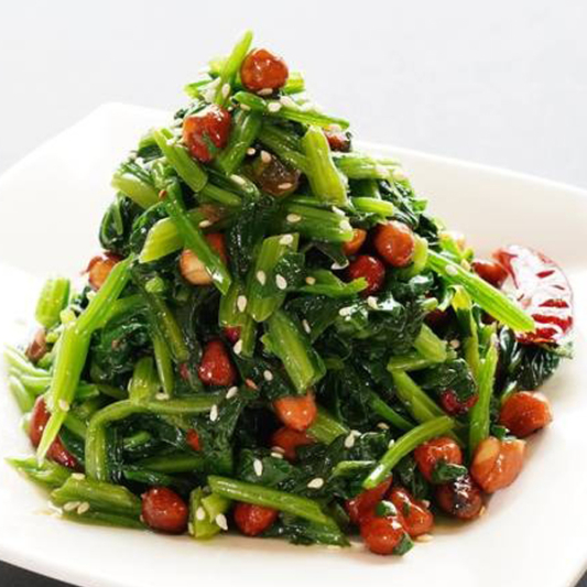 Spinach and Peanut 花生菠菜