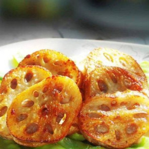5024. Fried Lotus Root Cake with Pork 香酥炸藕饼