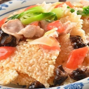 5007. Seafood with Sizzling Crispy Rice Crust 三鲜锅巴