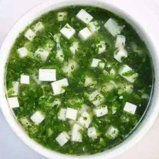 6011. Shredded Pork with Chinese Spring Vegetables in Tofu Casserole 荠菜肉丝豆腐羹