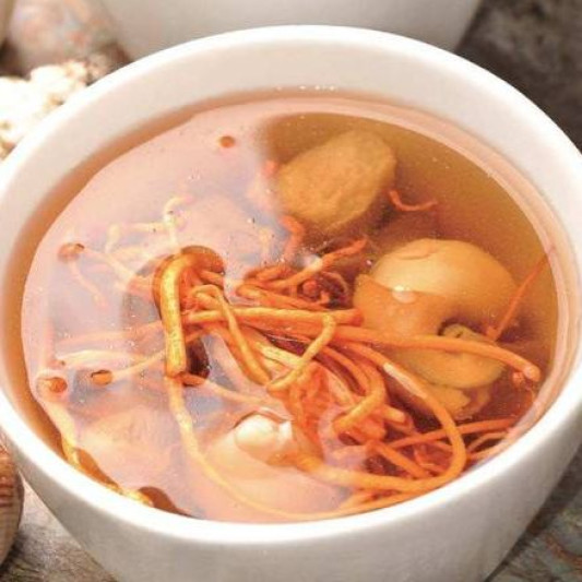 6005. Pigeon Soup with Conch & Chinese Caterpillar Fungus 螺头北虫草炖鸽子 (位）