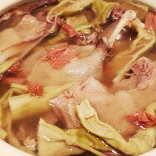 6002. Bamboo Ham Duck Soup 笋干火腿老鸭汤