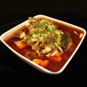 A004. House Special Tilapia Fish Pot with Rattan Pepper and Chili Sauce